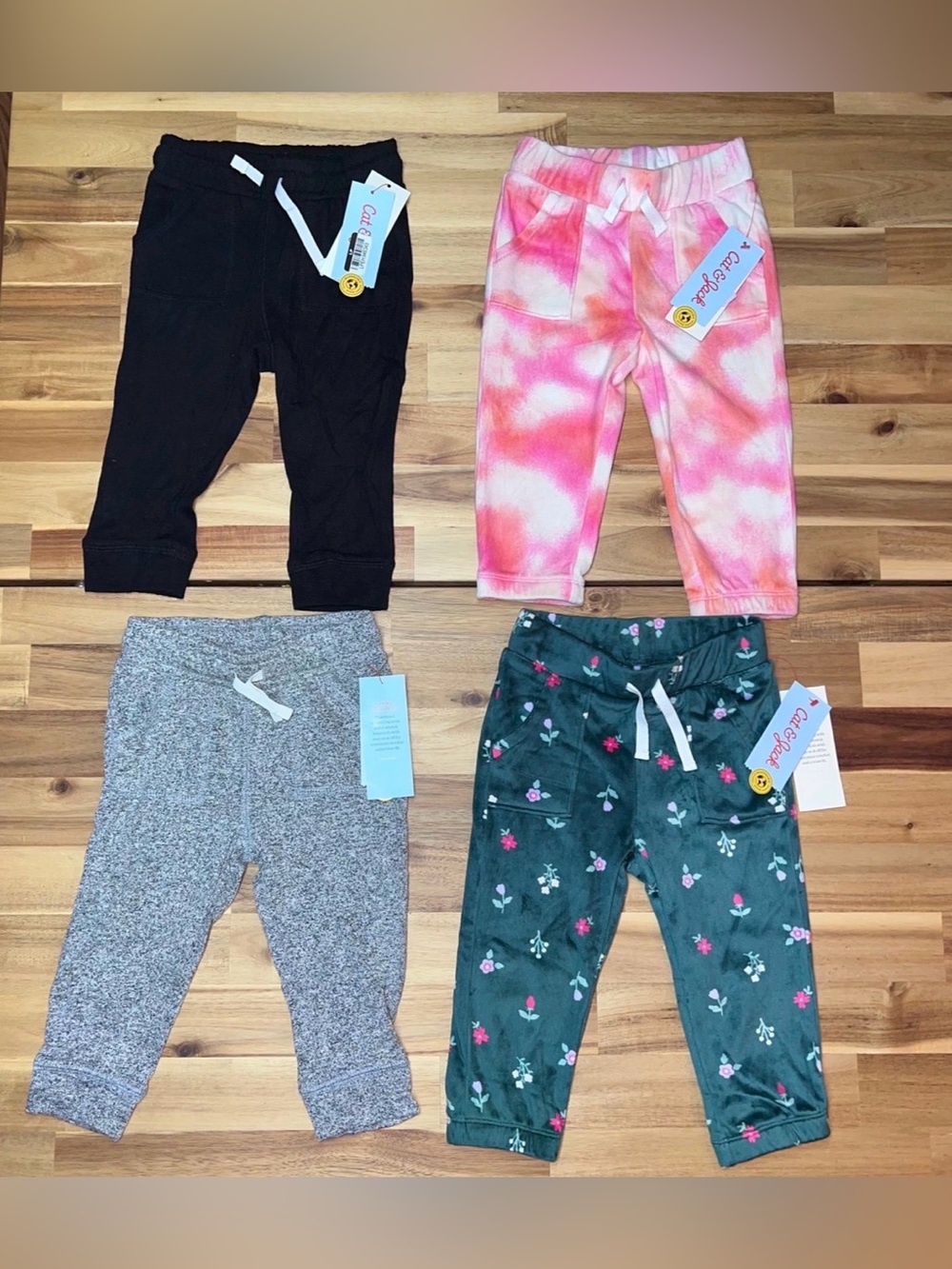 NWT Baby girl pants bundle - cat & jack 18M